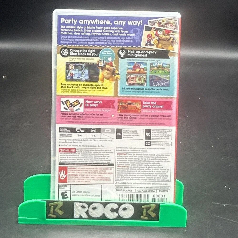 Super Mario Party NSW (Nintendo Switch, 2018, Multiplayer) CASE ONLY